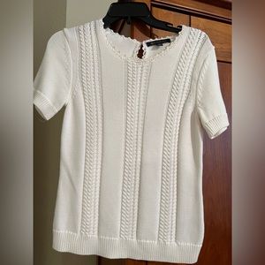Brooks brothers white blouse